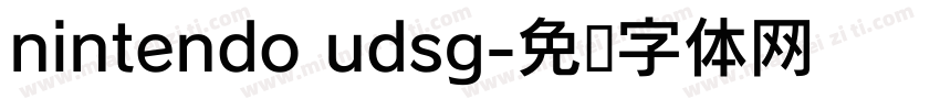 nintendo udsg字体转换